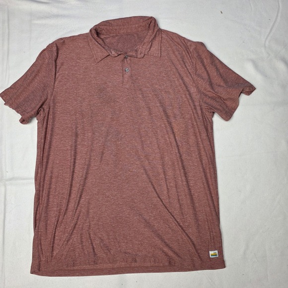 Vuori Other - Vuori Men's Strato Tech Polo Shirt Short Sleeve Size Large
